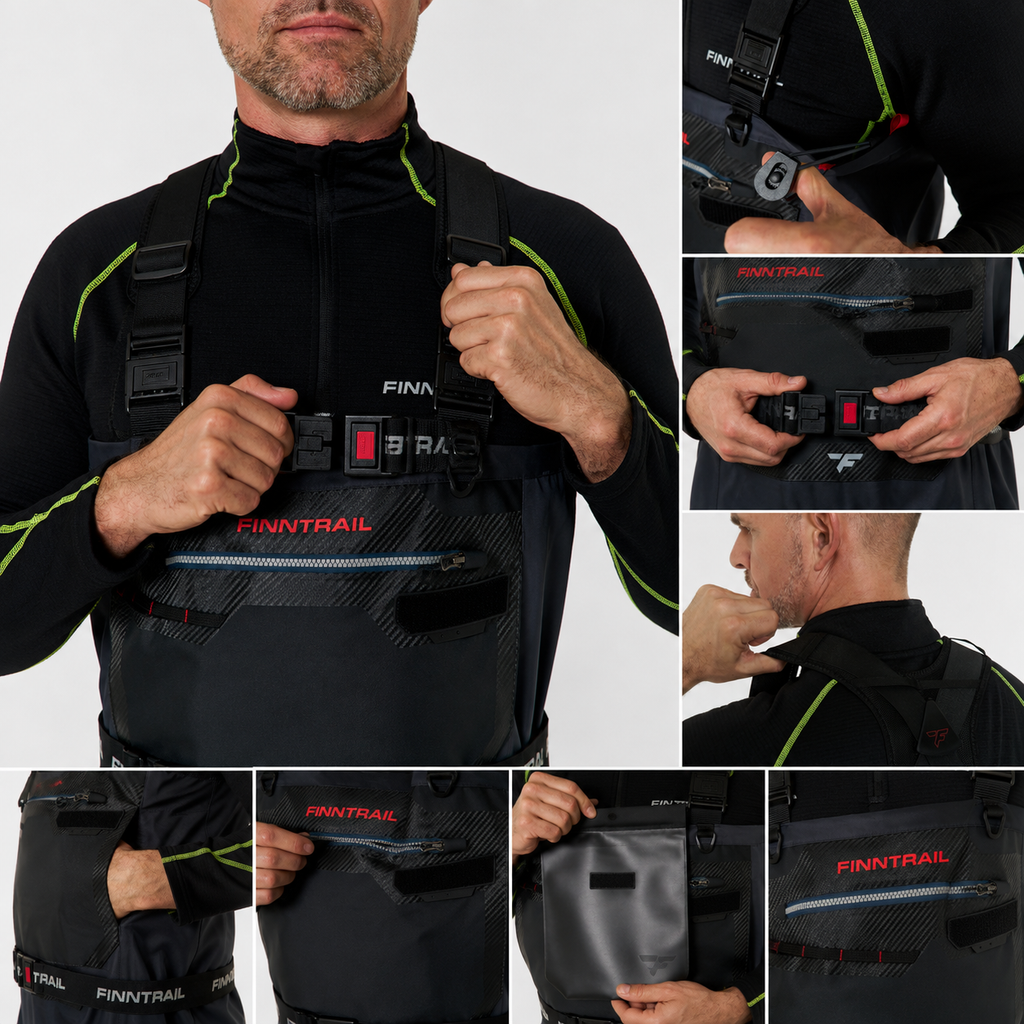PROGUIDE DarkGrey 1541 Vaderebukser