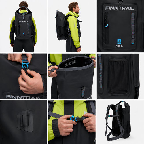EXPEDITION 40L Black 1730 Ryggsekk