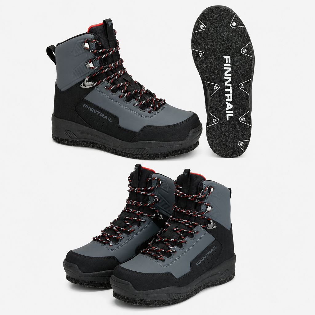 WADEMAN Dark Grey 5202 filtsåle Vadestøvler