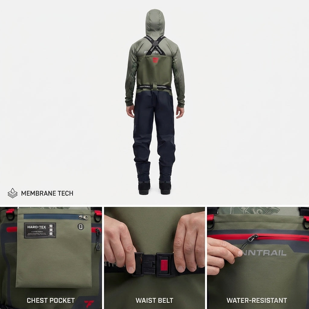 WADEMAN Khaki 1524 – Lettvekts vadere